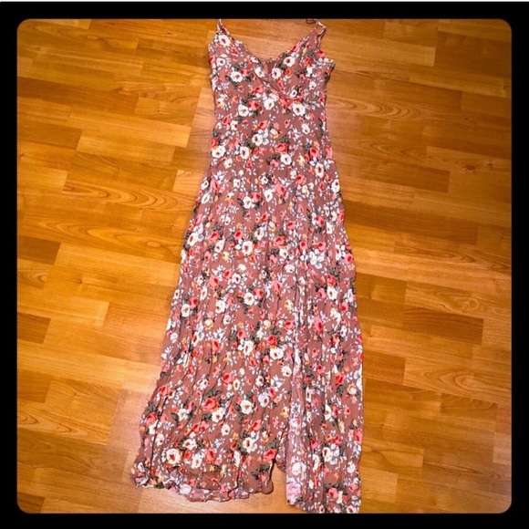Lulus everlasting bliss blush Floral maxi dress - Picture 3 of 3